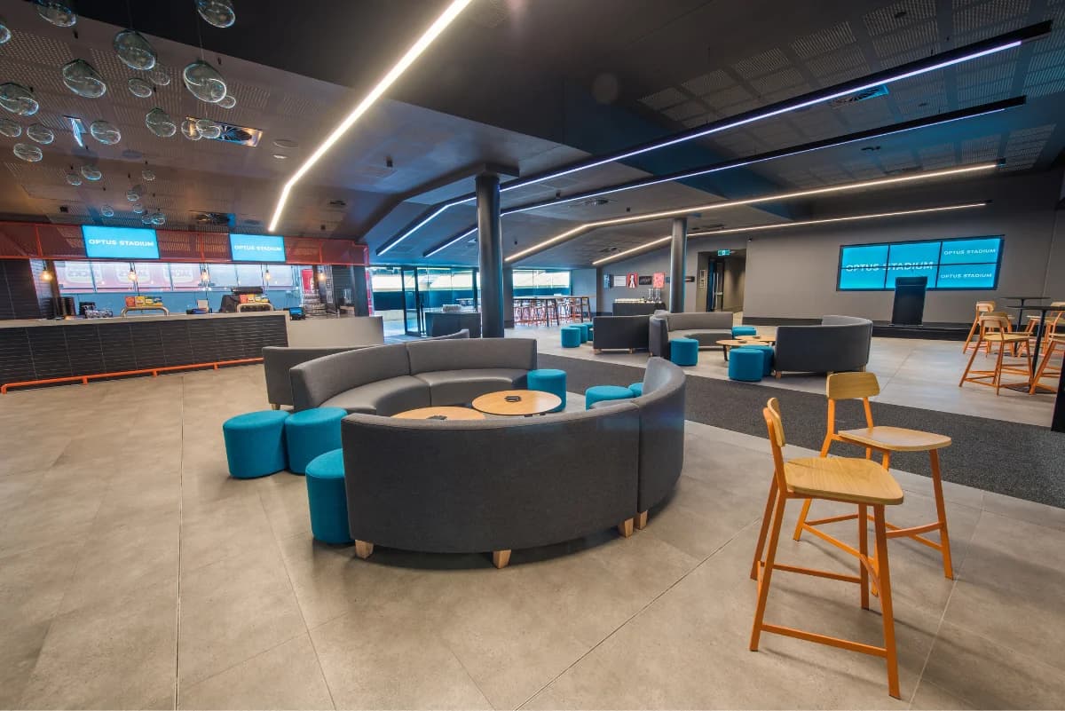 Locker Room sports bar interior